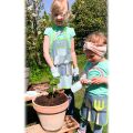 small foot Gardening apron with tools