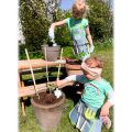 small foot Gardening apron with tools