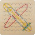small foot Wooden board Geoboard