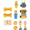 small foot Wooden crane with accessories