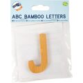 small foot Bamboo letter J