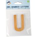 small foot Bamboo letter U
