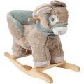 small foot Rocking donkey with backrest