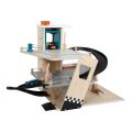 small foot Wooden racing car park