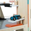 small foot Wooden racing car park