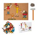 Small Foot Pegging Game Family