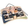 small foot Motor board with locks and rotating elements