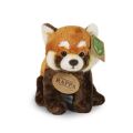 Rappa Plush panda red 18 cm ECO-FRIENDLY