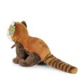 Rappa Plush panda red 18 cm ECO-FRIENDLY