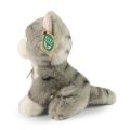 Rappa Plush cat grey 18 cm ECO-FRIENDLY