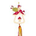 small foot Wooden decoration Mushroom girl