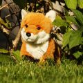Rappa Plush fox sitting 23 cm SOFT COLLECTION, ECO-FRIENDLY