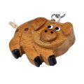 2Kids Toys Wooden Key Ring Large Pig