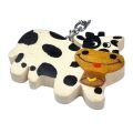 2Kids Toys Wooden Keychain Large Cow