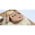 2Kids Toys Wooden Magnet Large Pompon Sheep