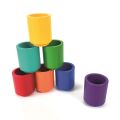 2Kids Toys Rainbow balls and cups 7 colours