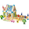 2Kids Toys Wooden building set Castle colourful