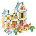 2Kids Toys Wooden building set Castle colourful