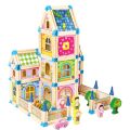 2Kids Toys Wooden building set Castle colourful