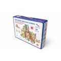 2Kids Toys Wooden building set Castle colourful