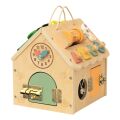 2Kids Toys Activity Board Natural House Small