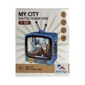 2Kids Toys 3D Wooden Puzzle Retro TV New York