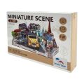 2Kids Toys 3D Wooden Puzzle Miniature Scene European Town