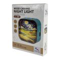 2Kids Toys 3D Wooden Puzzle Lamp Landscape Under the Stars