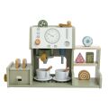 2Kids Toys Wooden Coffee Maker & Toaster Set