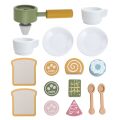 2Kids Toys Wooden Coffee Maker & Toaster Set
