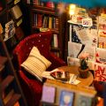 2Kids Toys DIY Book Nook Miniature House Bookstore Soul