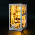 2Kids Toys DIY Book Nook Miniature House Pink Maisonette