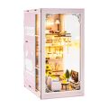 2Kids Toys DIY Book Nook Miniature House Pink Maisonette
