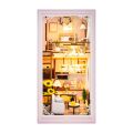 2Kids Toys DIY Book Nook Miniature House Pink Maisonette