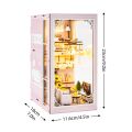 2Kids Toys DIY Book Nook Miniature House Pink Maisonette