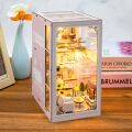 2Kids Toys DIY Book Nook Miniature House Pink Maisonette