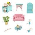 2Kids Toys miniature house Sunny living room