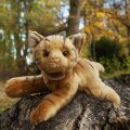Rappa Plush cat lying 30 cm ECO-FRIENDLY