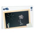 small foot Blackboard with chalk and sponge
