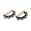 Bigjigs Toys Bells with wooden handle natural