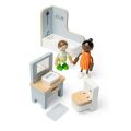 Bigjigs Toys Wooden furniture for a dollhouse Bathroom