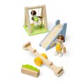 Bigjigs Toys Wooden dollhouse furniture Outdoor playground