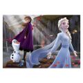 Dino Puzzle Frozen II expectations 2x77 pieces