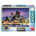 Dino Puzzle Opera in Sydney neon 1000 pieces