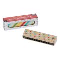 Petit Collage Wooden accordion with stripes and polka dots