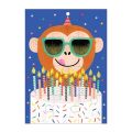 Mudpuppy Puzzle with wishes Monkey with cake 12 pieces