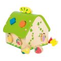 small foot Wooden jigsaw sorting house fruit