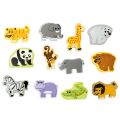 Bino Travel case with zoo animals