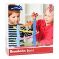 small foot Wooden racing track 4 cars