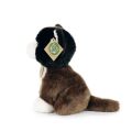 Rappa Plush cat tri-colour 18 cm ECO-FRIENDLY